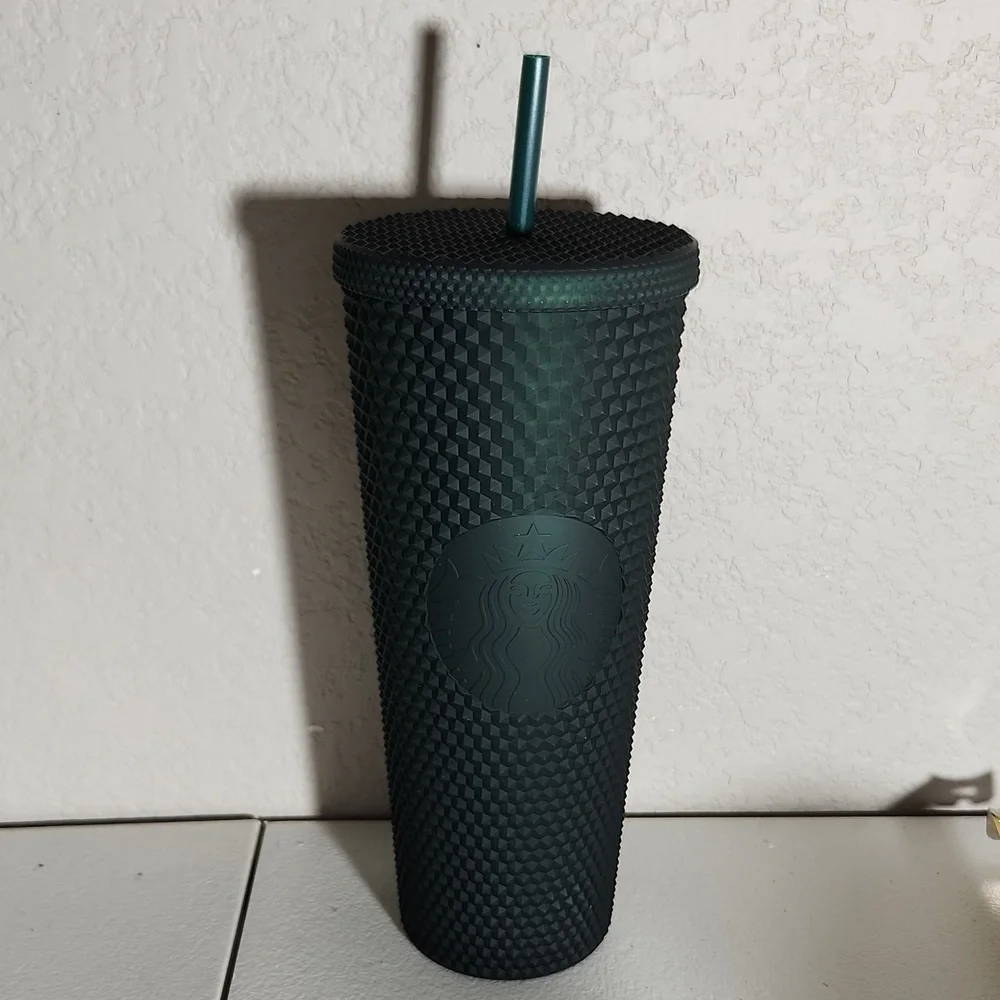 Starbucks mermaid spike 14 oz cup green new
